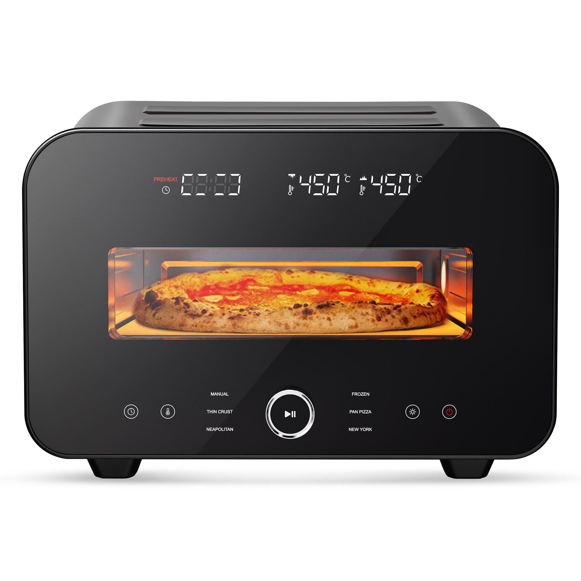 Amazon.com: Pizza Oven Indoor, Makes 12 Inch Pizzas in 90 Seconds